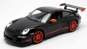 18015BK Porsche 911 GT3 RS (997) black 1:18