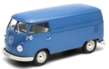 18053B VW T1 box wagon blue 1963 1:18
