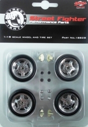 18828 Street Fighter Mag Wheel & Tire Pack 1:18