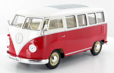 22095R VW T1 Bus 1962 red/white 1:24