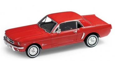 22451R Ford Mustang Coupe 1964 red 1:24