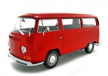 22472R VW T2 Bus 1972 red 1:24