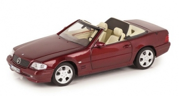 B66040658 Mercedes-Benz SL 500 R129 (Facelift 1998) amber red 1:18