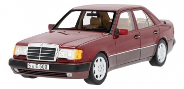 B66040699 Mercedes-Benz 500 E W124 (1991-1993) Limousine alamandin red 1:18