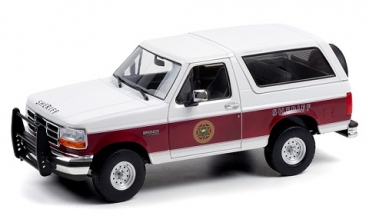 19103  1994 Ford Bronco XLT - Absaroka County Sheriff's Department  1:18