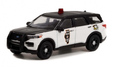28100-F  2022 Ford Police Interceptor Utility - Illinois State Police 100th Anniversary 1:64