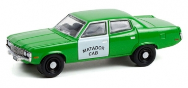 30246  1973 AMC Matador - Matador Cab Fare-Master - Green and White 1:64