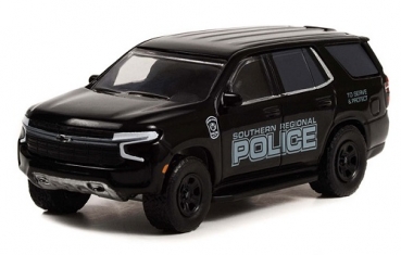 30342  2021 Chevrolet Tahoe Police Pursuit Vehicle (PPV) - Southern Regional Police Department, Pennsylvania 1:64