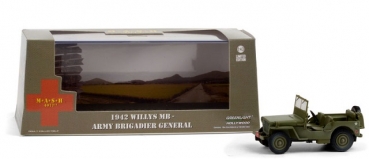 86593 M*A*S*H (1972-83 TV Series) - 1942 Willys MB - Army Brigadier General 1:43