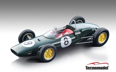 TM18182B  Lotus 21 Climax 1961 #8 3rd Place French GP Driven by: Jim Clark 1:18