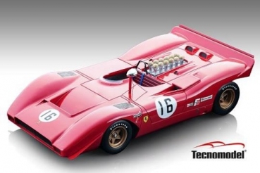 TM18256B  Ferrari 612 Can-Am Watkins 1969 #16  3rd Place Driven by: Chris Amon  1:18