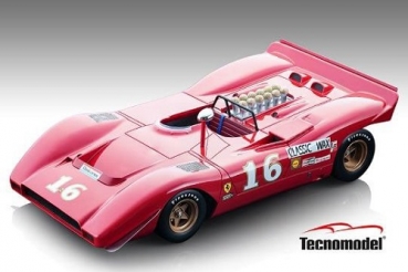 TM18256C  Ferrari 612 Can-Am Mid-Ohio 1969 #16 3rd Place Driven by: Chris Amon  1:18