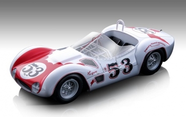 TM18276C  Maserati Birdcage Tipo 61 1960 Winner Riverside "Time GP" 1960 Driven by: Bill Krause 1:18
