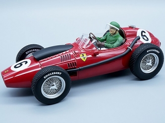 TMD18116A  Ferrrai Dino 246 F1 GP Marocco 1958 #6 Driven by: Mike Hawthorn - with driver figure 1:18