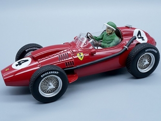 TMD18116C  Ferrrai Dino 246 F1 Winner GP France 1958 #4 Driven by: Mike Hawthorn - with driver figure 1:18