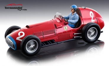 TMD1863A  Ferrari 375 F1 Winner Italy GP 1951 #2 Driven by: Alberto Ascari - with driver figure 1:18
