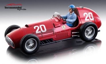 TMD1863C  Ferrari 375 F1 Swiss GP 1951 #20 Driven by: Alberto Ascari - with driver figure 1:18