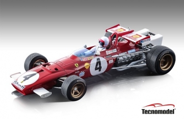 TMD1864A  Ferrari 312B 1970 Winner GP Italia #4 Driven by: Clay Regazzoni - with driver figure 1:18