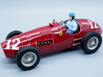 TMD1866A  Ferrari 500 F2 Winner GP Monza 1952 #12 Driven by: Alberto Ascari - with driver figure 1:18