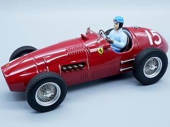 TMD1866B  Ferrari 500 F2 Winner GP England 1952 #15 Driven by: Alberto Ascari - with driver figure 1:18