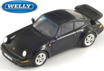 18026BK Porsche 911 Turbo (964), black 1:18