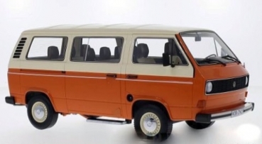 30025 VW T3 Bus orange/beige 1:18