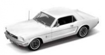 12519HW 1964 1/2 Ford Mustang Coupe white 1:18