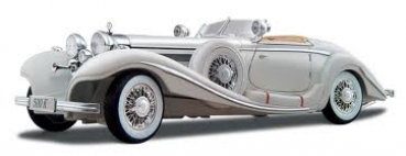36055W Mercedes Benz 500K 1936 white 1:18