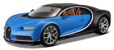 11040B BUGATTI CHIRON BLUE/BLACK 1:18