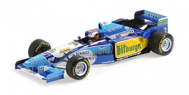 110950802 BENETTON RENAULT B195 - JOHNNY HERBERT - WINNER BRITISH GP 1995  1:18