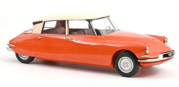 121580	Citroen ID 19 1957 Capucine Orange and Cream	1:12