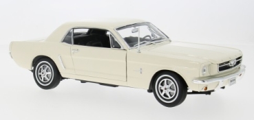 12519HW Ford Mustang Coupe 1964 1/2 white 1:18