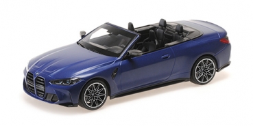 155021030 BMW M4 CABRIOLET – 2020 – MATT BLUE METALLIC 1:18