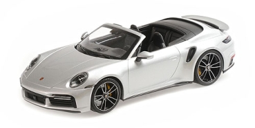 155069082	PORSCHE 911 (992) TURBO S CABRIOLET – 2020 – SILVER	1:18