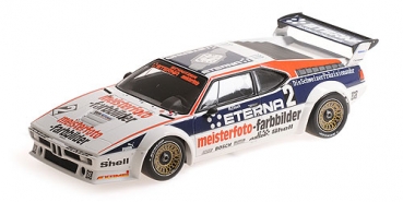 155822902 BMW M1 – SCHNITZER ETERNA MEISTERPHOTO TEAM – H.-J. STUCK – WINNER ZOLDER 1982  1:18