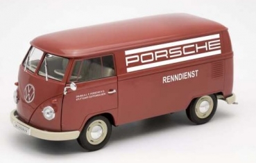 18053TDR Volkswagen T1 Kasten 1963 Porsche Renndienst 1:18