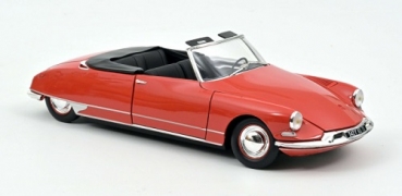 181599 Citroen DS 19 Cabriolet 1961 Corail Red 1:18