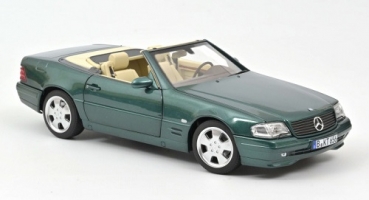 183753 Mercedes-Benz SL 500 1999 Green metallic 1:18