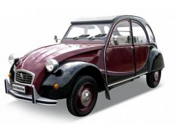 24009R Citroen 2CV Charleston red/black 1:24