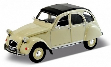 24009CR Citroen 2CV creme 1:24