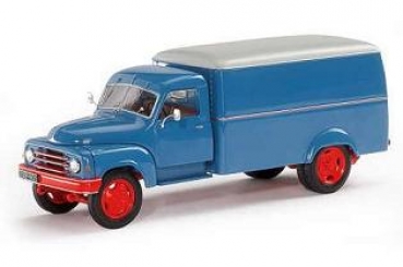 2931 Hanomag L28 Kastenwagen blue 1:43