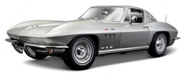 31640S Chevrolet Corvette 1965 silver 1:18