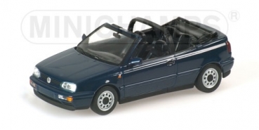 400055530 VOLKSWAGEN GOLF CABRIOLET - 1993 - DARK BLUE METALLIC 1:43