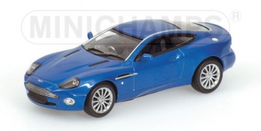 400137225 ASTON MARTIN VANQUISH - 2002 - BLUE METALLIC 1:43