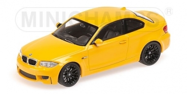 410020027 BMW 1ER COUPE - 2011 - YELLOW 1:43