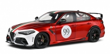 421183460 Alfa Romeo Giulia GTAm #99 2022 red 1:18