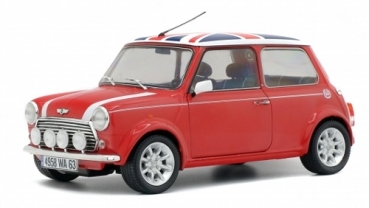 421184470 Mini Cooper Sport (1997) red Union Jack 1:18