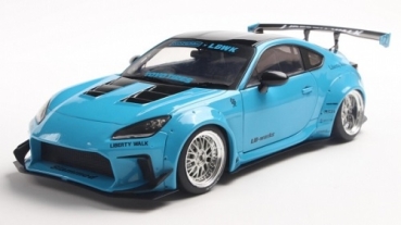 421186460	Toyota GR86 LBWK Body Kit 2024 blue	1:18