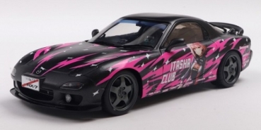421186469	Mazda RX7 (FD3) RS Works Itasha Club 1994 pink/black	1:18