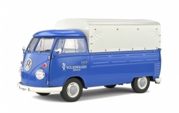 421187900 Volkswagen T1 Pritsche/Plane Volkswagen Service 1950 blue 1:18